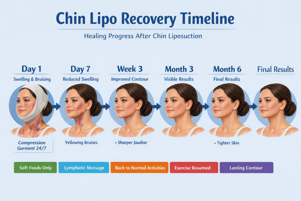 Laser Chin Lipo Recovery Timeline
